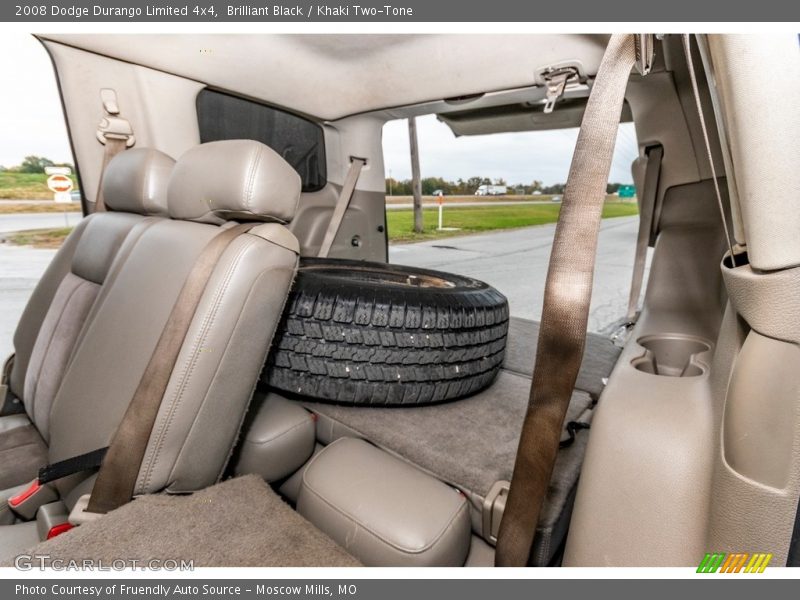 Brilliant Black / Khaki Two-Tone 2008 Dodge Durango Limited 4x4