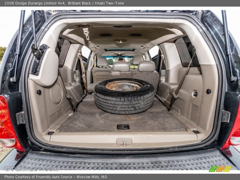 Brilliant Black / Khaki Two-Tone 2008 Dodge Durango Limited 4x4