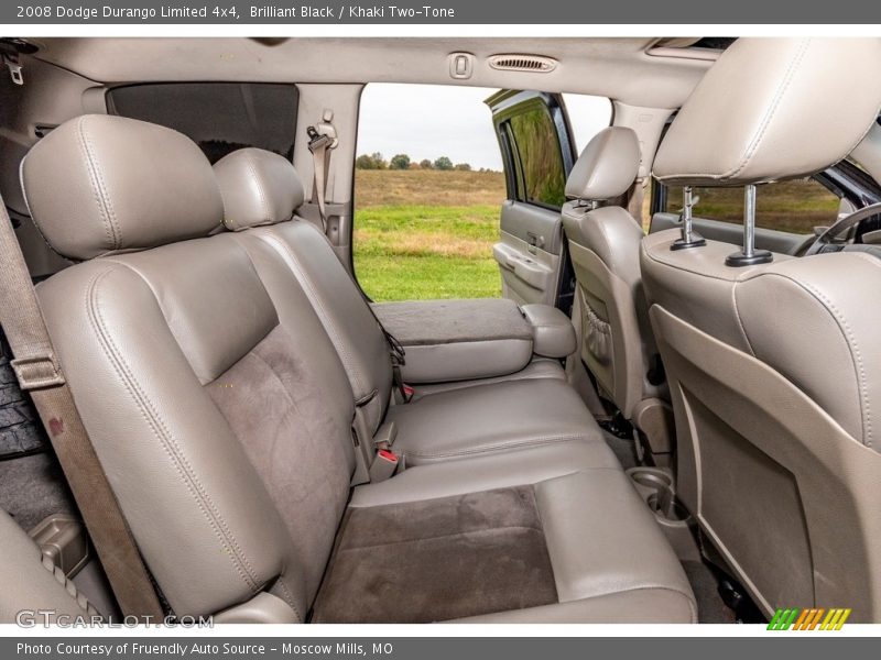 Brilliant Black / Khaki Two-Tone 2008 Dodge Durango Limited 4x4