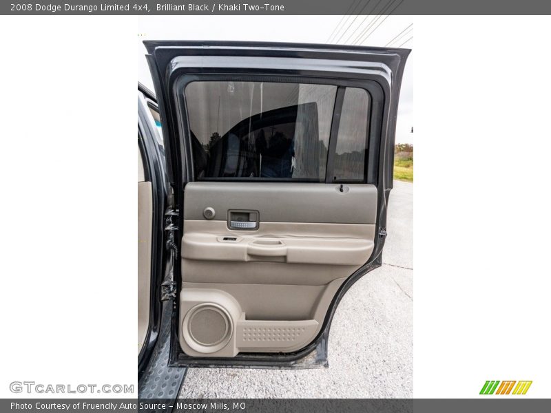 Brilliant Black / Khaki Two-Tone 2008 Dodge Durango Limited 4x4