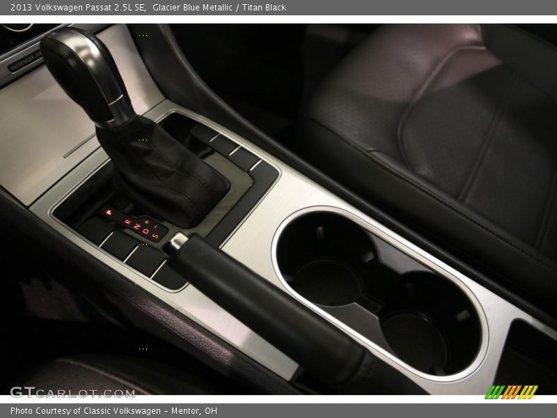 Glacier Blue Metallic / Titan Black 2013 Volkswagen Passat 2.5L SE