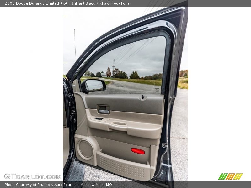 Brilliant Black / Khaki Two-Tone 2008 Dodge Durango Limited 4x4