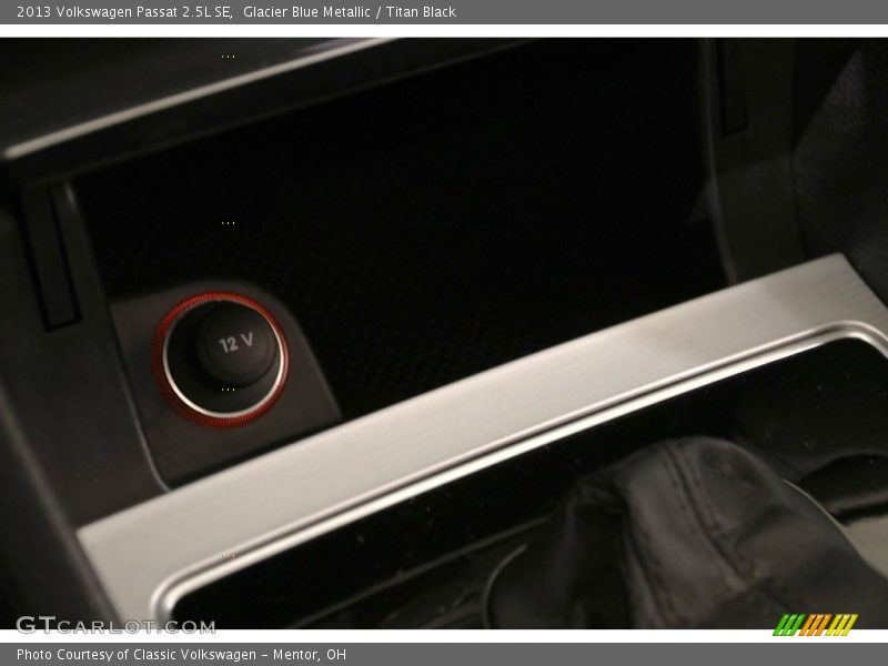 Glacier Blue Metallic / Titan Black 2013 Volkswagen Passat 2.5L SE