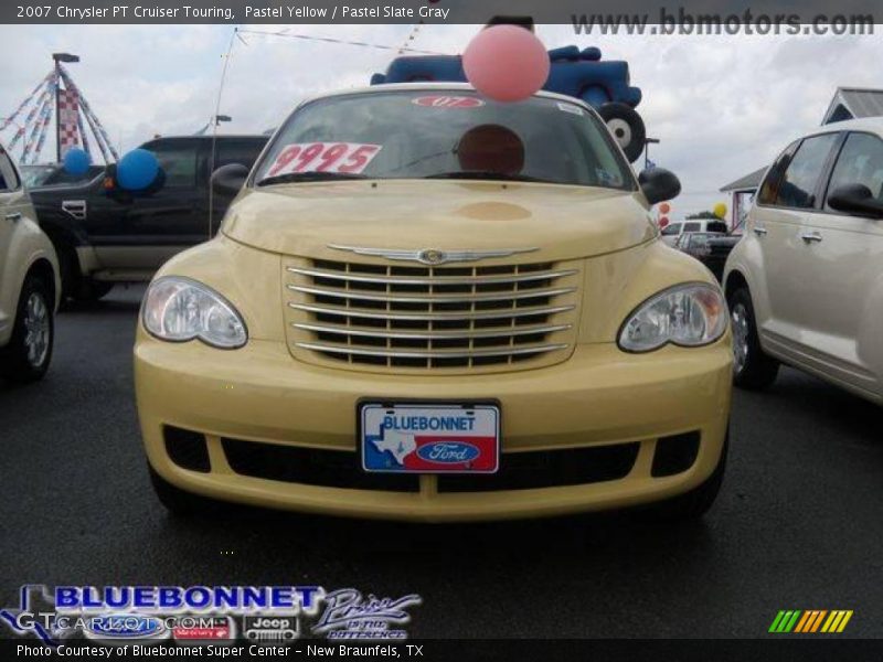 Pastel Yellow / Pastel Slate Gray 2007 Chrysler PT Cruiser Touring
