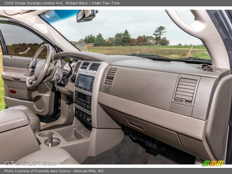Brilliant Black / Khaki Two-Tone 2008 Dodge Durango Limited 4x4