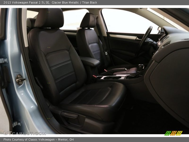 Glacier Blue Metallic / Titan Black 2013 Volkswagen Passat 2.5L SE