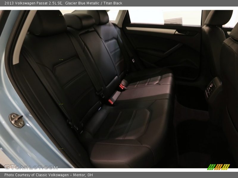 Glacier Blue Metallic / Titan Black 2013 Volkswagen Passat 2.5L SE