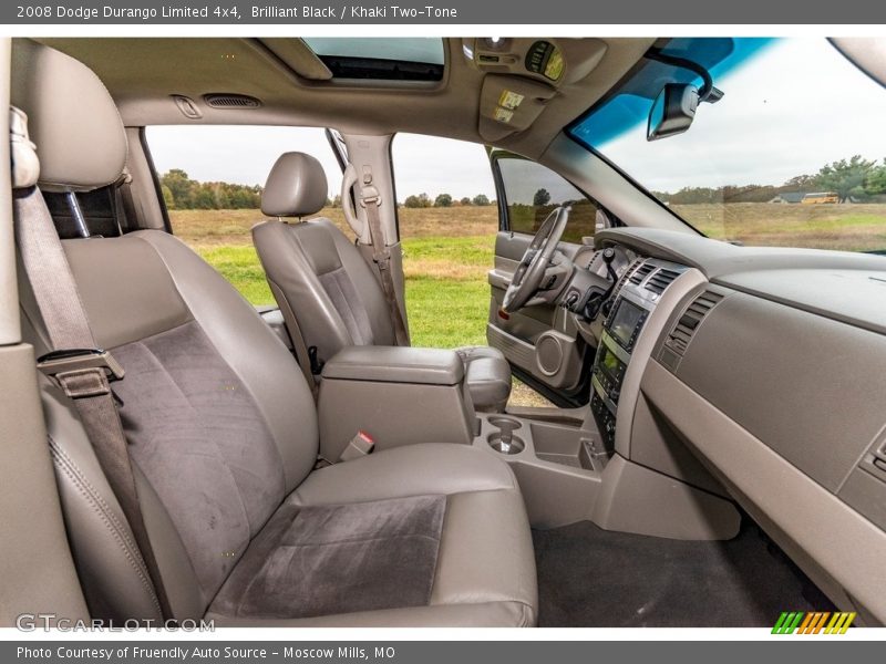Brilliant Black / Khaki Two-Tone 2008 Dodge Durango Limited 4x4