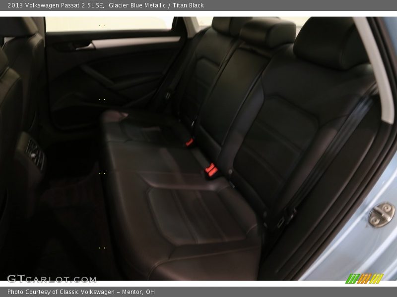 Glacier Blue Metallic / Titan Black 2013 Volkswagen Passat 2.5L SE