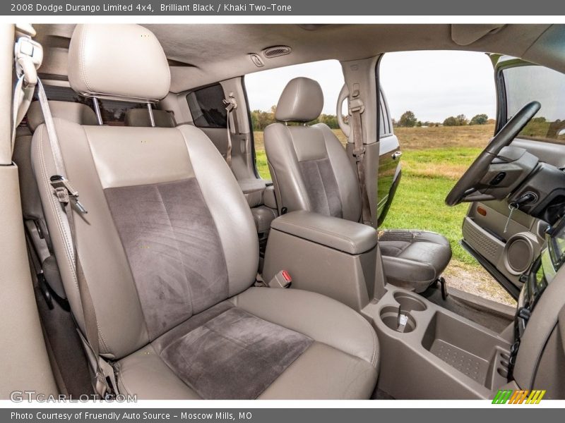 Brilliant Black / Khaki Two-Tone 2008 Dodge Durango Limited 4x4