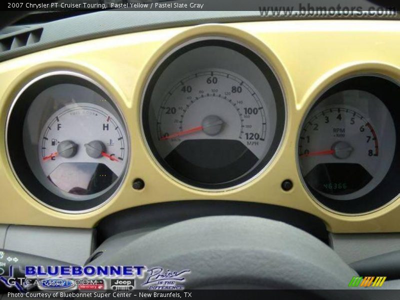 Pastel Yellow / Pastel Slate Gray 2007 Chrysler PT Cruiser Touring