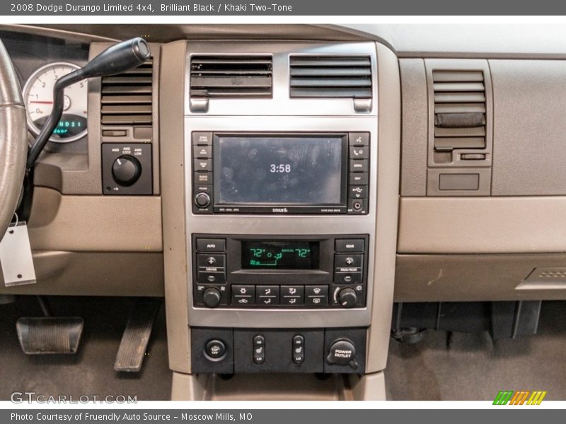 Brilliant Black / Khaki Two-Tone 2008 Dodge Durango Limited 4x4