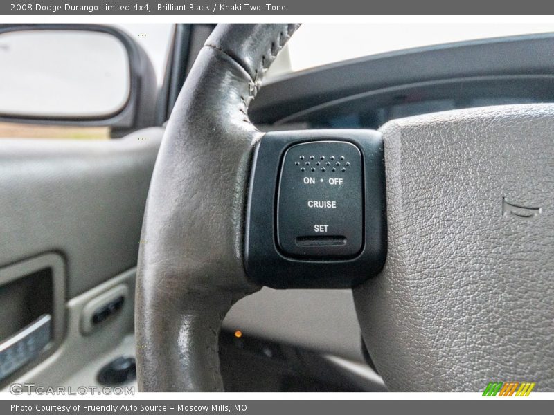 Brilliant Black / Khaki Two-Tone 2008 Dodge Durango Limited 4x4