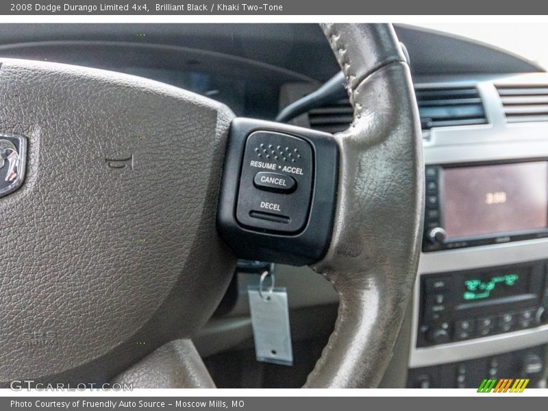 Brilliant Black / Khaki Two-Tone 2008 Dodge Durango Limited 4x4