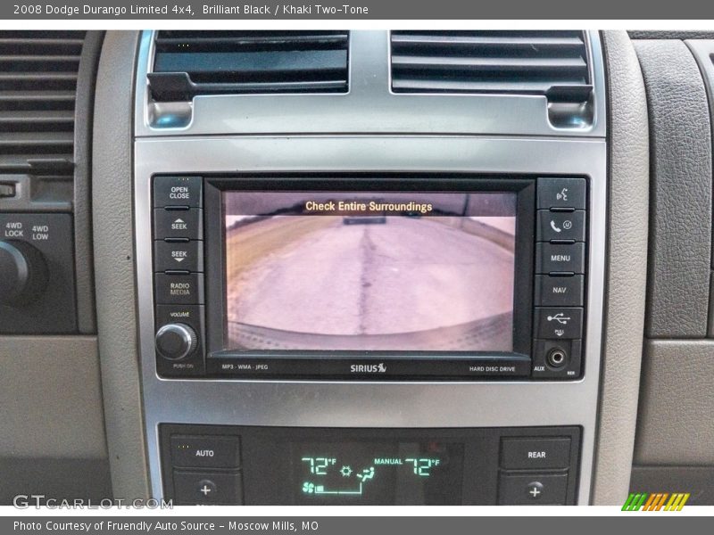 Brilliant Black / Khaki Two-Tone 2008 Dodge Durango Limited 4x4