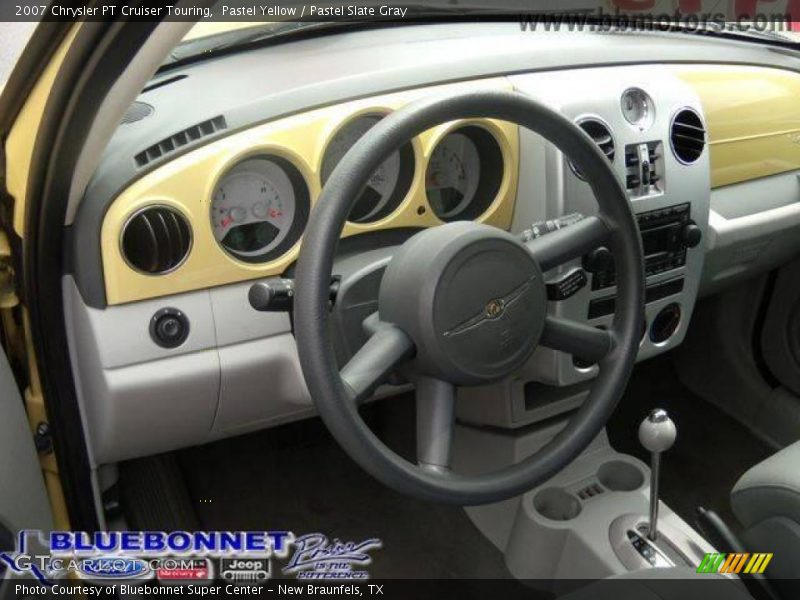 Pastel Yellow / Pastel Slate Gray 2007 Chrysler PT Cruiser Touring