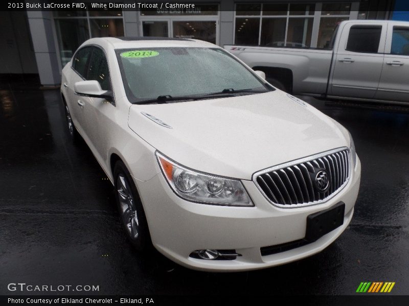 White Diamond Tricoat / Cashmere 2013 Buick LaCrosse FWD