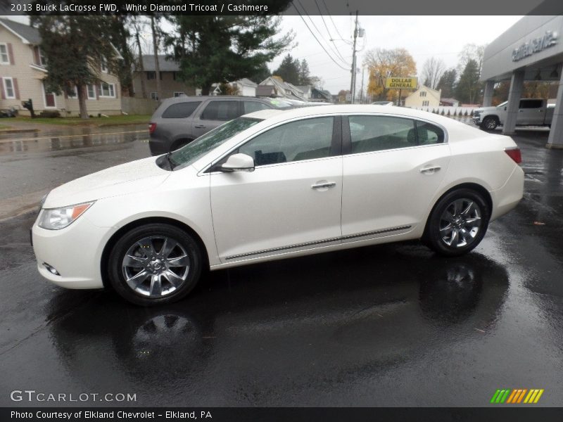 White Diamond Tricoat / Cashmere 2013 Buick LaCrosse FWD