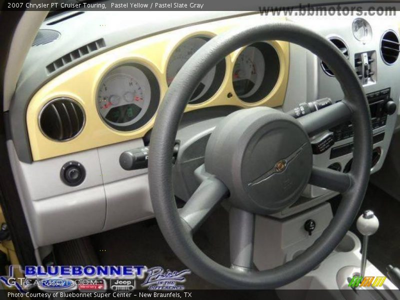 Pastel Yellow / Pastel Slate Gray 2007 Chrysler PT Cruiser Touring