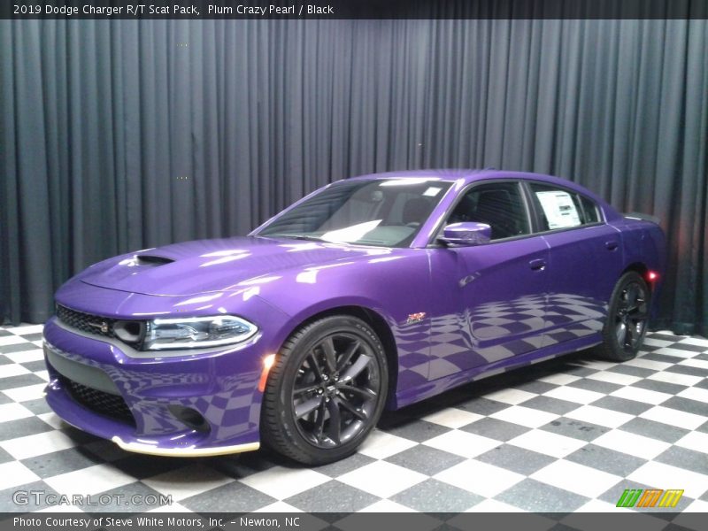 Plum Crazy Pearl / Black 2019 Dodge Charger R/T Scat Pack