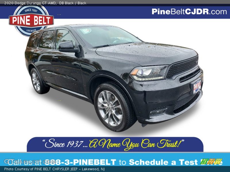 DB Black / Black 2020 Dodge Durango GT AWD