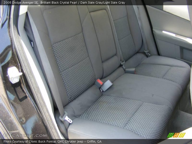 Brilliant Black Crystal Pearl / Dark Slate Gray/Light Slate Gray 2008 Dodge Avenger SE