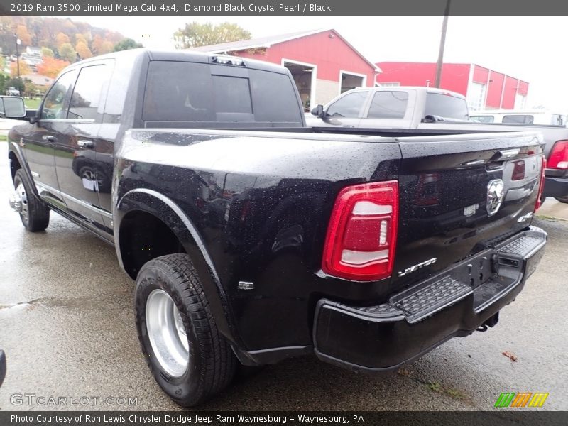 Diamond Black Crystal Pearl / Black 2019 Ram 3500 Limited Mega Cab 4x4