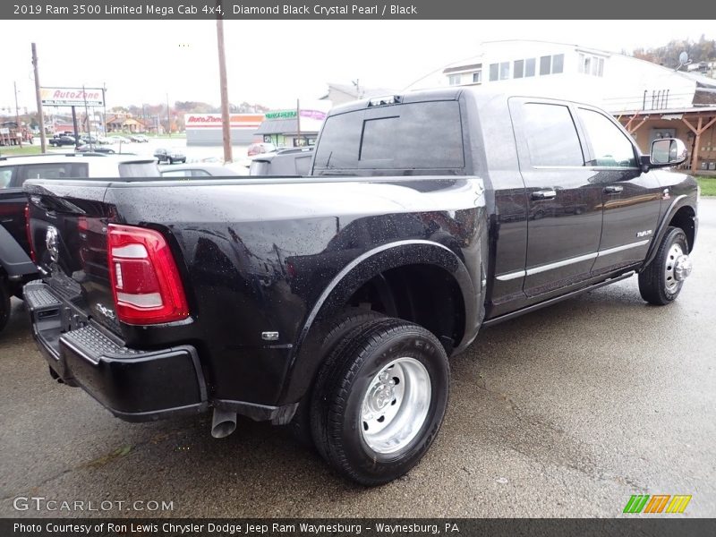 Diamond Black Crystal Pearl / Black 2019 Ram 3500 Limited Mega Cab 4x4