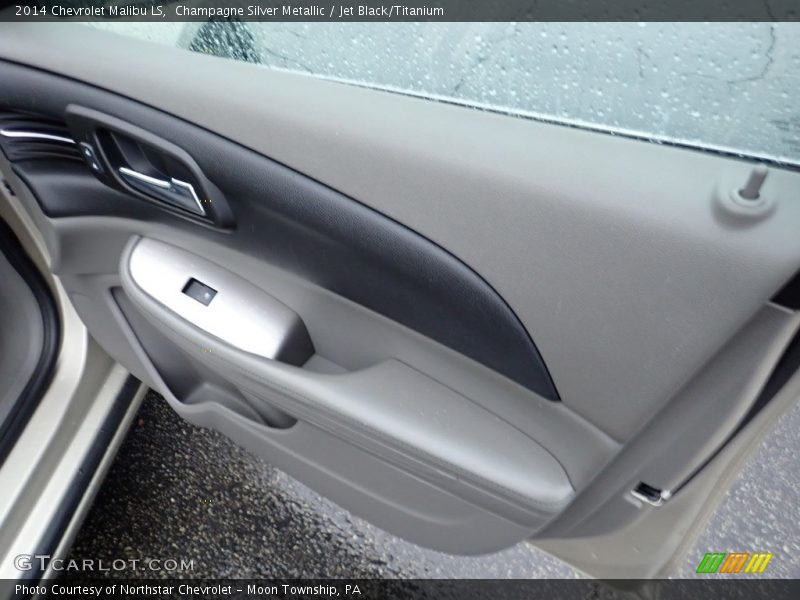 Champagne Silver Metallic / Jet Black/Titanium 2014 Chevrolet Malibu LS
