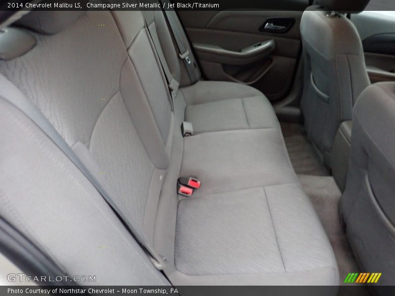 Champagne Silver Metallic / Jet Black/Titanium 2014 Chevrolet Malibu LS
