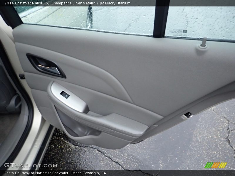 Champagne Silver Metallic / Jet Black/Titanium 2014 Chevrolet Malibu LS