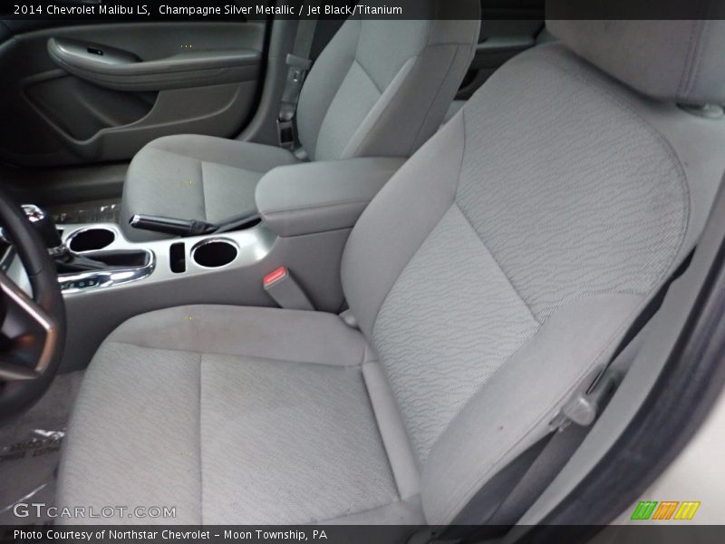 Champagne Silver Metallic / Jet Black/Titanium 2014 Chevrolet Malibu LS