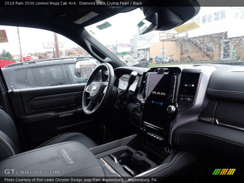 Diamond Black Crystal Pearl / Black 2019 Ram 3500 Limited Mega Cab 4x4