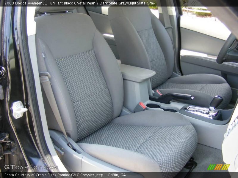Brilliant Black Crystal Pearl / Dark Slate Gray/Light Slate Gray 2008 Dodge Avenger SE