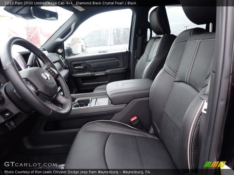 Diamond Black Crystal Pearl / Black 2019 Ram 3500 Limited Mega Cab 4x4