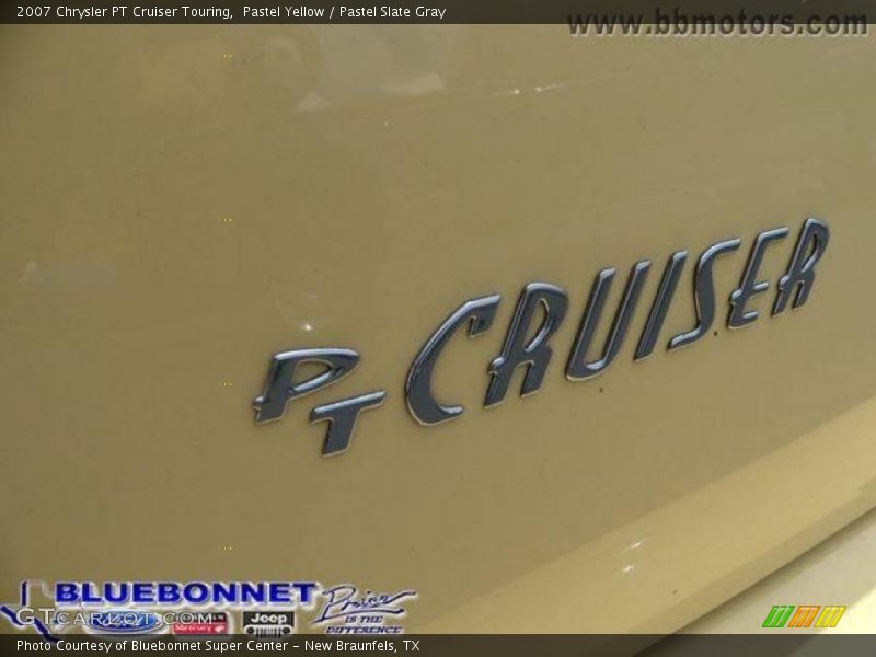 Pastel Yellow / Pastel Slate Gray 2007 Chrysler PT Cruiser Touring