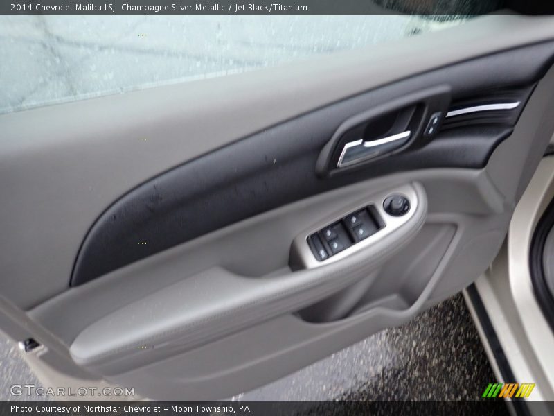 Champagne Silver Metallic / Jet Black/Titanium 2014 Chevrolet Malibu LS