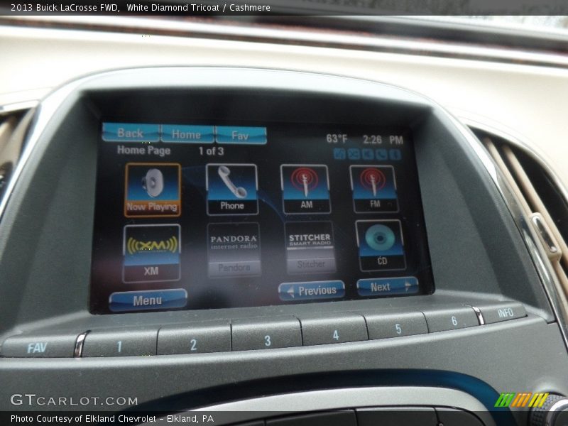 White Diamond Tricoat / Cashmere 2013 Buick LaCrosse FWD