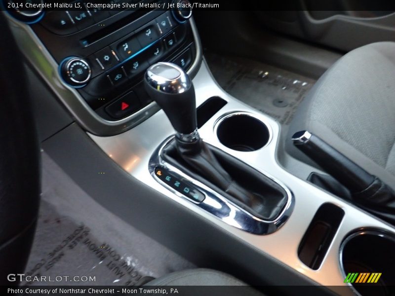 Champagne Silver Metallic / Jet Black/Titanium 2014 Chevrolet Malibu LS