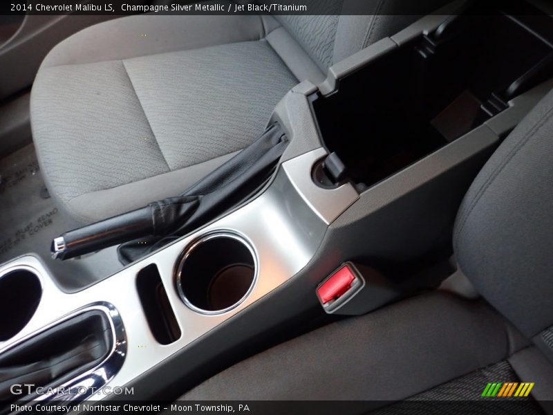 Champagne Silver Metallic / Jet Black/Titanium 2014 Chevrolet Malibu LS