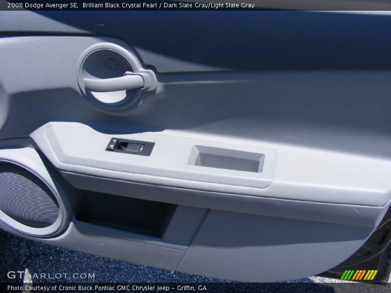Brilliant Black Crystal Pearl / Dark Slate Gray/Light Slate Gray 2008 Dodge Avenger SE