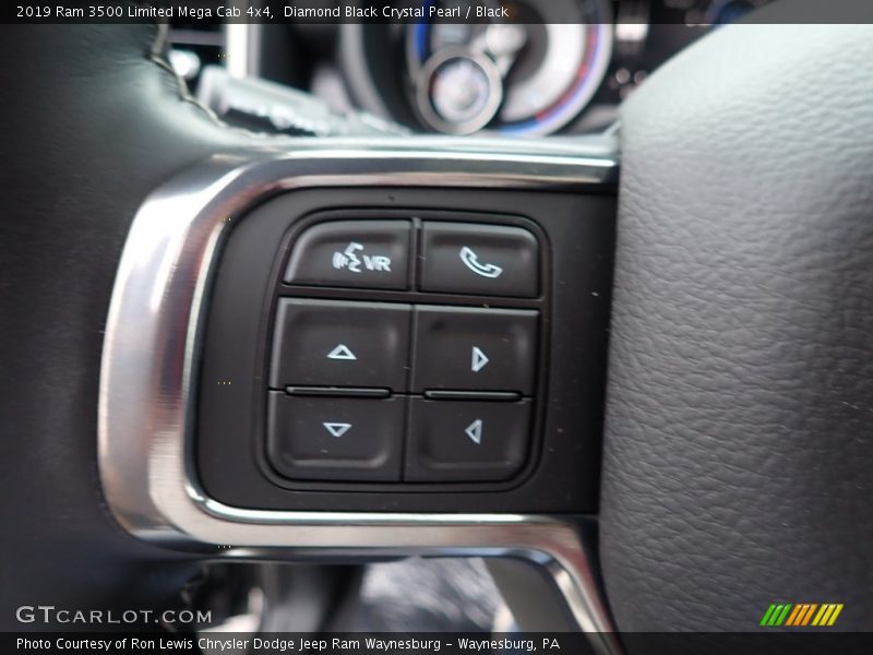 Diamond Black Crystal Pearl / Black 2019 Ram 3500 Limited Mega Cab 4x4