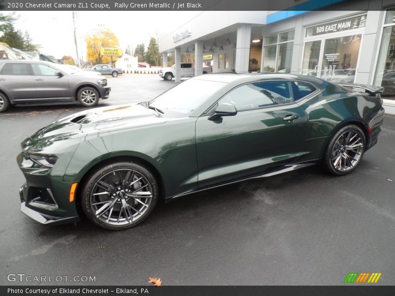 Rally Green Metallic / Jet Black 2020 Chevrolet Camaro ZL1 Coupe