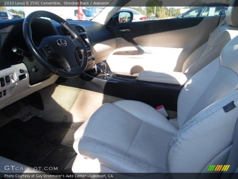 Obsidian Black / Alabaster 2010 Lexus IS 250C Convertible