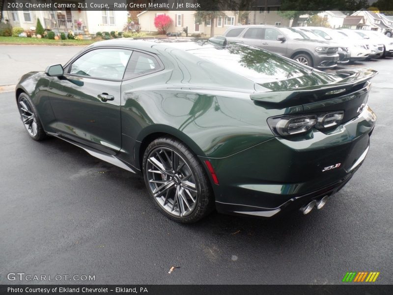 Rally Green Metallic / Jet Black 2020 Chevrolet Camaro ZL1 Coupe