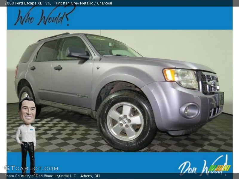 Tungsten Grey Metallic / Charcoal 2008 Ford Escape XLT V6