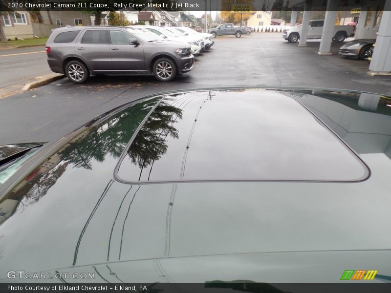 Rally Green Metallic / Jet Black 2020 Chevrolet Camaro ZL1 Coupe