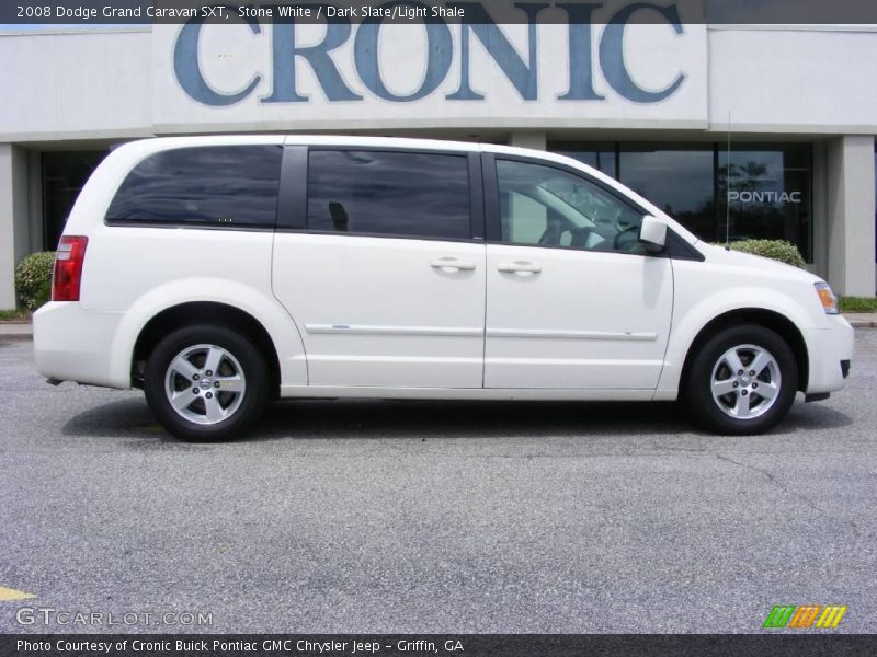 Stone White / Dark Slate/Light Shale 2008 Dodge Grand Caravan SXT