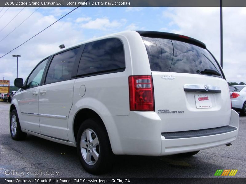Stone White / Dark Slate/Light Shale 2008 Dodge Grand Caravan SXT