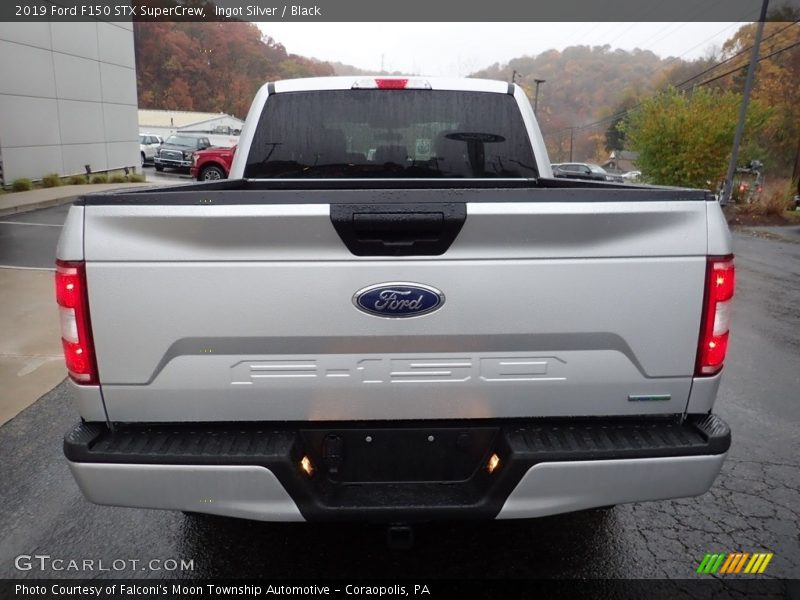 Ingot Silver / Black 2019 Ford F150 STX SuperCrew